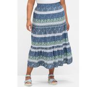 Sheego Schlupfrock im Paisley-Muster 38 rauchblau-kalkmint-bedruckt