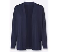 Sheego Shirtjacke in offener Form 46 marine