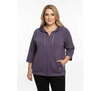 Sheego Shirtjacke mit Kapuze 44 feige