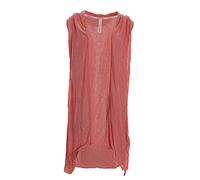 Sheego Shirtweste Cardigan Weste Damen Lagenlook Plusgröße Viskose Zipfellook, Farbe:rosa;Damengrößen:52
