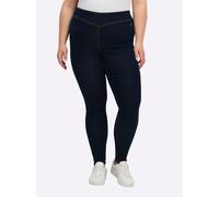Sheego Skinny Jeans mit breitem Dehnbund 52 dark blue