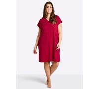 Sheego Sleepshirts in Oversize-Form 48/50 weiß + rot