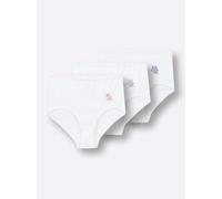 Taillenslip SPEIDEL, Damen, Gr. 50, 3 Stk., weiß, 100% Baumwolle, Unterhosen Taillenslip (306230-50) weiß
