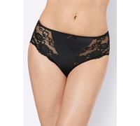 Sheego Slip mit seitlichen Einsätzen 42 weiß + schwarz