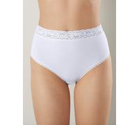 Sheego Slip mit Spitze am Bund 42 weiß
