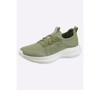 Sheego Sneaker aus Textilstrick 39 khaki