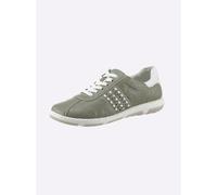 Rieker Schnürschuhe 42408 Damen Grün Lederimitat Größe 38