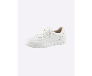 Sheego Sneaker mit seitlichem Reißverschluss 37 weiß
