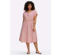 Sheego Sommerkleid aus Musselin 44 hortensie