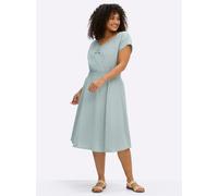 Sheego Sommerkleid aus Musselin 50 kalkmint
