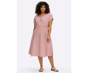 Sheego Sommerkleid aus Musselin 54 hortensie