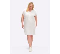 Sheego Sommerkleid in Musselin-Qualität 46 weiß