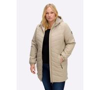 Steppjacke SHEEGO, Damen, Gr. 48, beige, 94% Polyester, 6% Elasthan, Wattierung:100% Polyester, unifarben, Jacken Steppjacke (27340357-48) beige