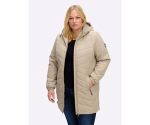 Sheego Steppjacke im leichten A-Schnitt 40 beige