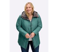 Sheego Steppjacke in Microfaser-Qualität, pflegeleicht 22 jadegrün