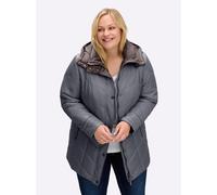 Sheego Steppjacke in Microfaser-Qualität, pflegeleicht 26 grau
