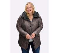 Sheego Steppjacke in Microfaser-Qualität, pflegeleicht 52 taupe