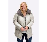 Sheego Steppjacke in Microfaser-Qualität, pflegeleicht 54 ecru
