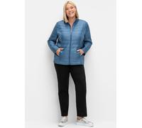 Sheego Steppjacke leicht wattiert 56 jeansblau