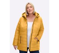 Sheego Steppjacke mit abnehmbarer Kapuze 50 ocker