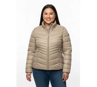 Sheego Steppjacke mit abzippbaren Ärmeln 46 beige