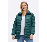 Sheego Steppjacke mit dezentem Glanz 22 petrol