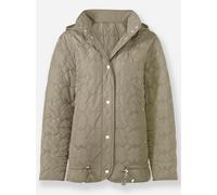 Sheego Steppjacke mit Tunnelzug im Saum 36 schlamm