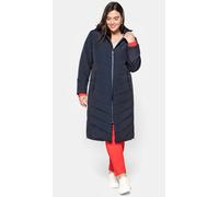 Sheego Steppmantel mit seitlichen Reißverschlüssen 40 nachtblau