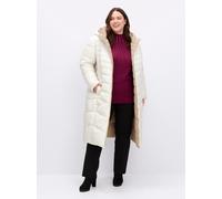 Sheego Steppmantel mit Wende-Funktion 21 ecru-taupe