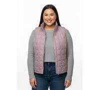 Sheego Steppweste mit wärmendem Stehkragen 44 mauve