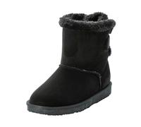 Sheego Stiefelette gefüttert mit Pelz-Imitat 43 schwarz