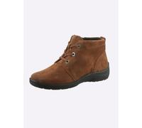 Stiefelette WALDLÄUFER, Damen, Gr. 8, braun (cognac), Veloursleder, Basic, Schuhe Stiefelette (24600456-8) cognac
