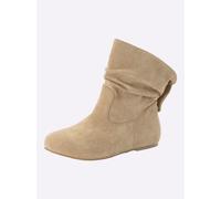 Sheego Stiefelette in Schlupfform 42 beige