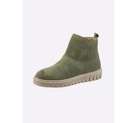 Sheego Stiefelette mit seitlichem Reißverschluss 39 oliv
