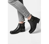 Sheego Stiefelette mit Zierband und Schnalle 39 schwarz
