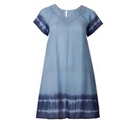 sheego Strandkleid - blau - 42