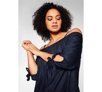 Sheego Strandkleid im Carmen-Look 42 marine