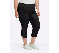Sheego Stretch-Hose in Wadenlänge 36 schwarz