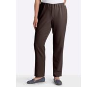 Sheego Stretch-Hose mit innenliegendem Dehnbund 36 schokobraun