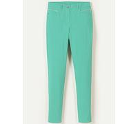 Stretch-Hose STEHMANN, Damen, Gr. 22, Kurzgrößen, grün (mint), 72% Viskose, 25% Polyamid, 3% Elasthan, unifarben, lang, Hosen, Topseller (81334540-22) mint