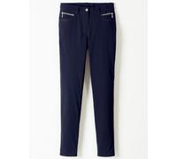 Sheego Stretch-Hose mit Zier-Taschen vorne 36 marine