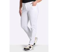 Sheego Stretch-Jeans in Röhren-Form 36 weiß