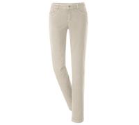 Sheego Stretch-Jeans in Röhren-Form 38 sand