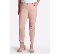Stretch-Jeans ASCARI, Damen, Gr. 40, Normalgrößen, rosa (rosé), 91% Baumwolle, 6% Polyester, 3% Elasthan, unifarben, lang, Jeans (96265937-40) rosé