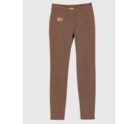 Sheego Stretch-Jeans mit überlappendem Bund 36 braun