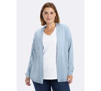 Sheego Strickjacke in verschlussloser Form 44/46 hellblau