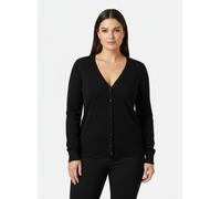 Sheego Strickjacke mit V-Ausschnitt 40 schwarz