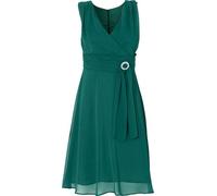 Sheego Style Style Damen Kleid Freizeitkleid Abendkleid grün Freizeit Große Größen Übergröße, Größe 40