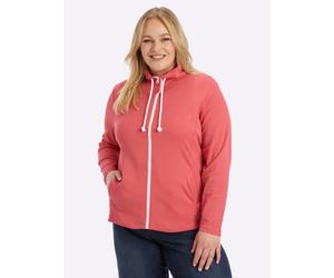 Sheego Sweatjacke aus Interlock-Jersey, formstabil 44 grapefruit