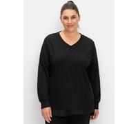 Sheego Sweatshirt in atmungsaktiver Funktions-Qualität 40/42 schwarz